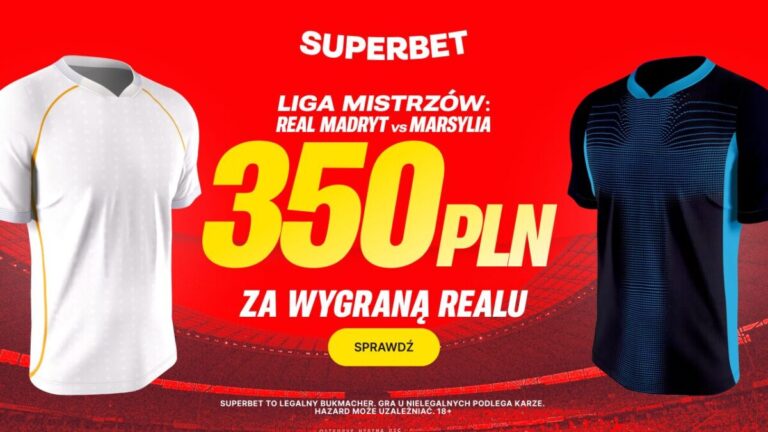 350 PLN za zwycięstwo Realu Madryt lub za gola Arsenalu [PROMOCJA]