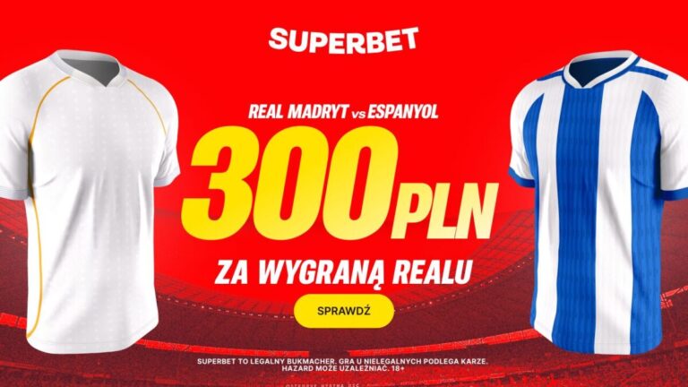 300 PLN za zwycięstwo Realu Madryt albo za gola Lecha Poznań [PROMOCJA]