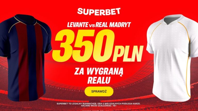 350 PLN za zwycięstwo Realu Madryt [PROMOCJA]
