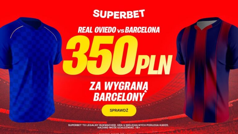 350 PLN za zwycięstwo Barcelony [PROMOCJA]