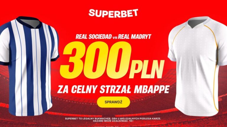 300 PLN za celny strzał Kyliana Mbappe [PROMOCJA]